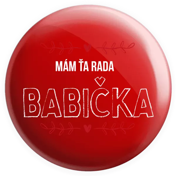 Placka Mám ta rada babička