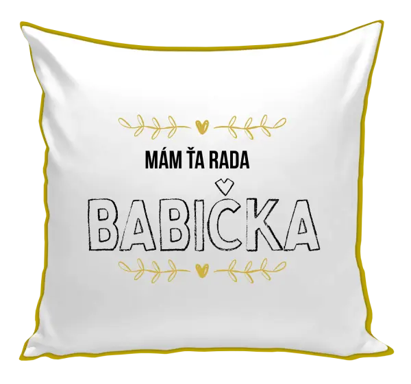Vankúš Mám ta rada babička