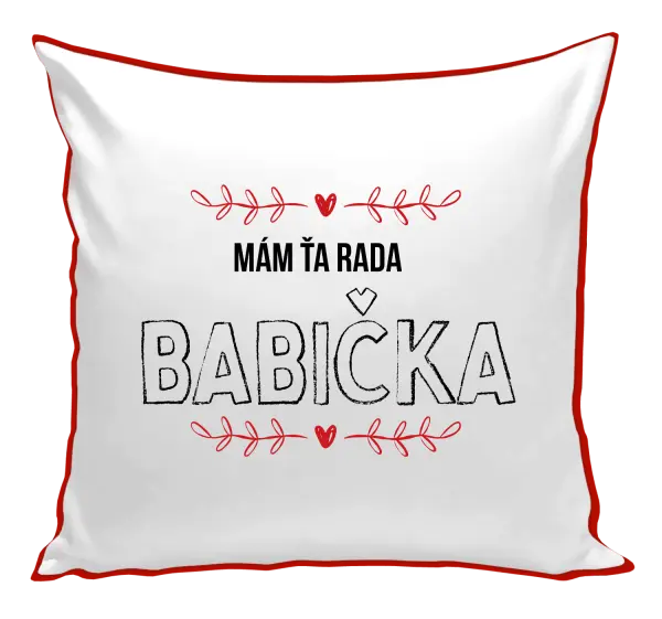 Vankúš Mám ta rada babička