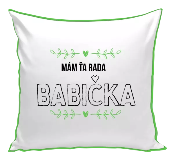 Vankúš Mám ta rada babička