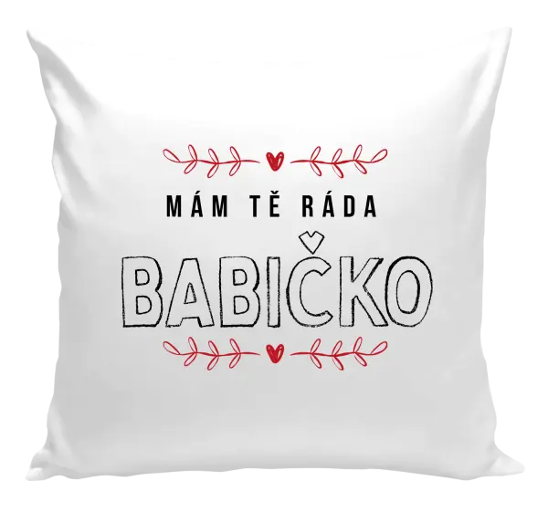 Vankúš Mám ta rada babička