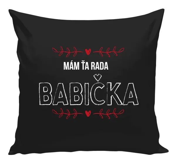 Vankúš Mám ta rada babička