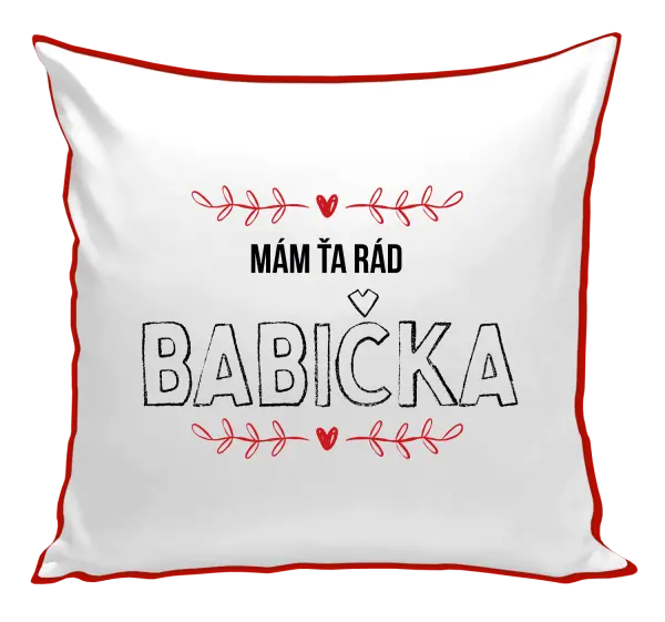 Vankúš Mám ťa rád babička