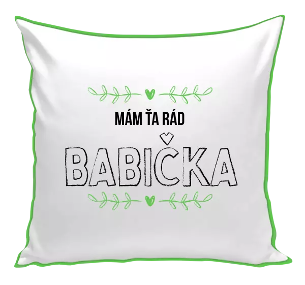 Vankúš Mám ťa rád babička