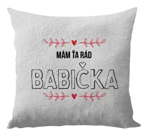 Vankúš Mám ťa rád babička