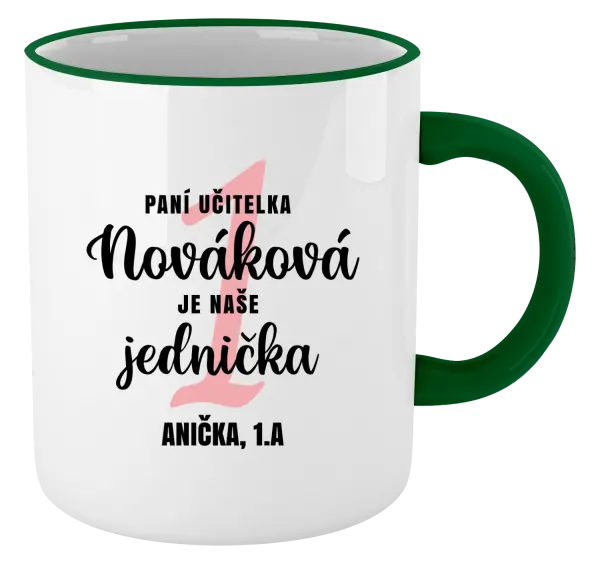 Hrnek Paní učitelka je naše jednička