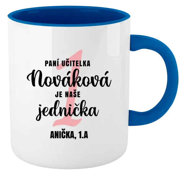 Hrnek Paní učitelka je naše jednička