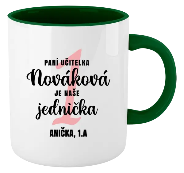 Hrnek Paní učitelka je naše jednička