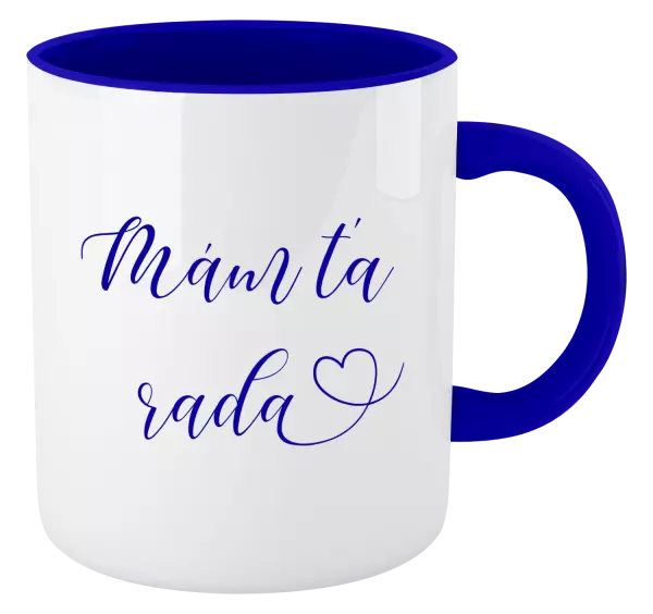 Hrnček  Mám tě ráda srdíčko - kopie