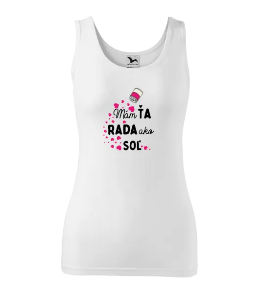 Dámske tielko Mám tě ráda jako sůl - kopie