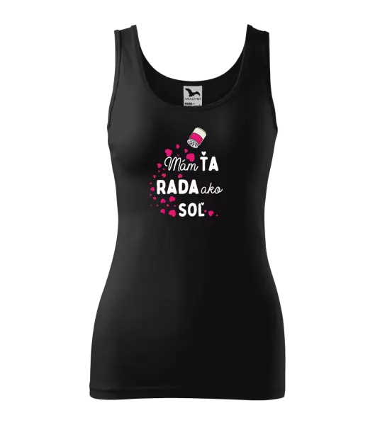 Dámske tielko Mám tě ráda jako sůl - kopie