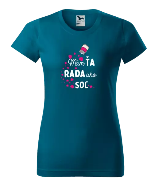 Dámske tričko Mám tě ráda jako sůl - kopie