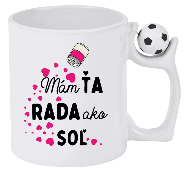 Hrnček Mám tě ráda jako sůl - kopie