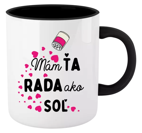 Hrnček  Mám tě ráda jako sůl - kopie