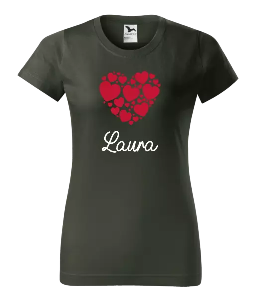Dámske tričko Srdíčka se jménem - kopie