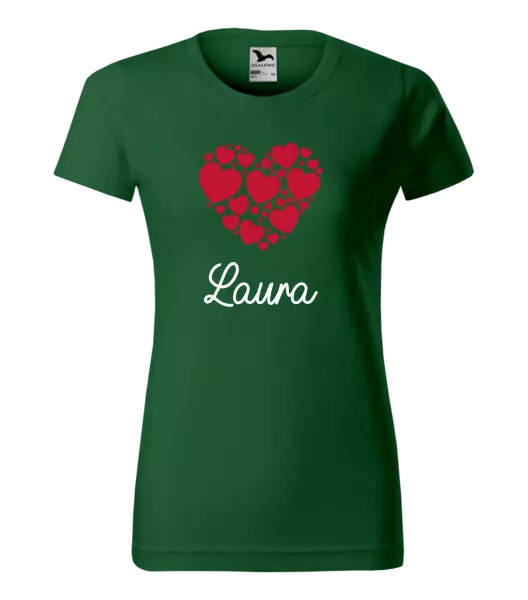 Dámske tričko Srdíčka se jménem - kopie