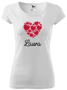 Dámske tričko Srdíčka se jménem - kopie