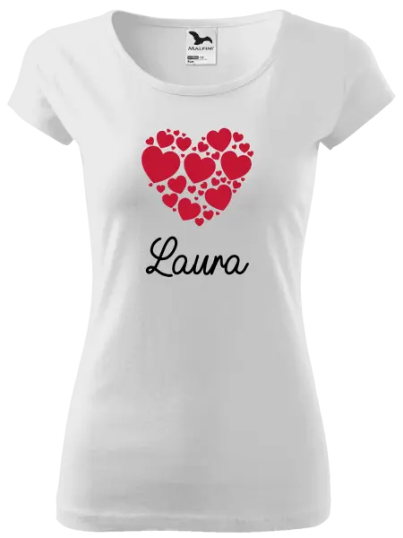 Dámske tričko Srdíčka se jménem - kopie