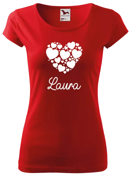 Dámske tričko Srdíčka se jménem - kopie