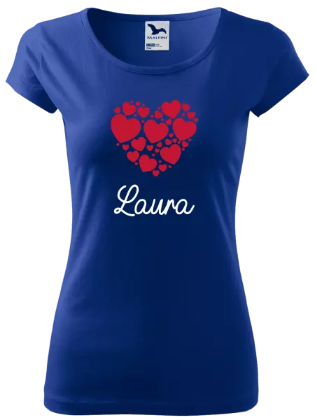 Dámske tričko Srdíčka se jménem - kopie
