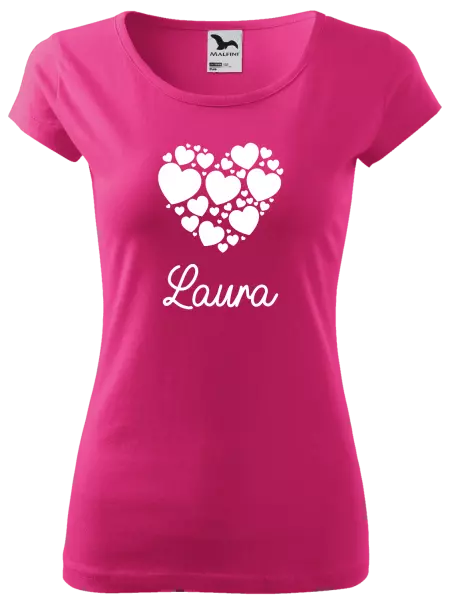 Dámske tričko Srdíčka se jménem - kopie
