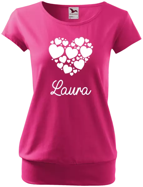 Dámske tričko Srdíčka se jménem - kopie