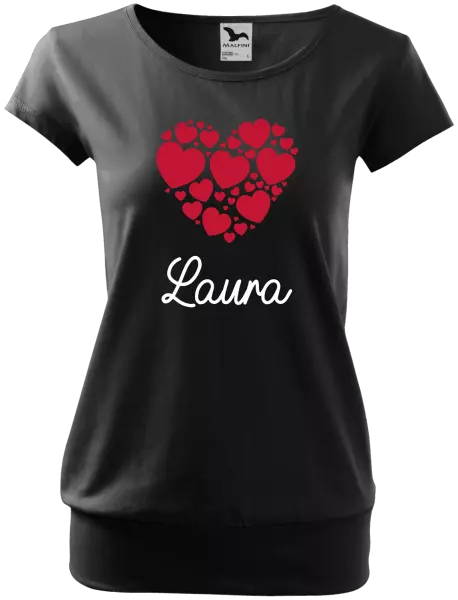 Dámske tričko Srdíčka se jménem - kopie