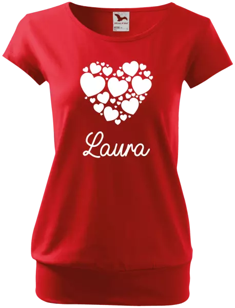Dámske tričko Srdíčka se jménem - kopie