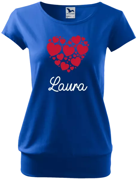 Dámske tričko Srdíčka se jménem - kopie