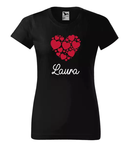 Dámske tričko Srdíčka se jménem - kopie