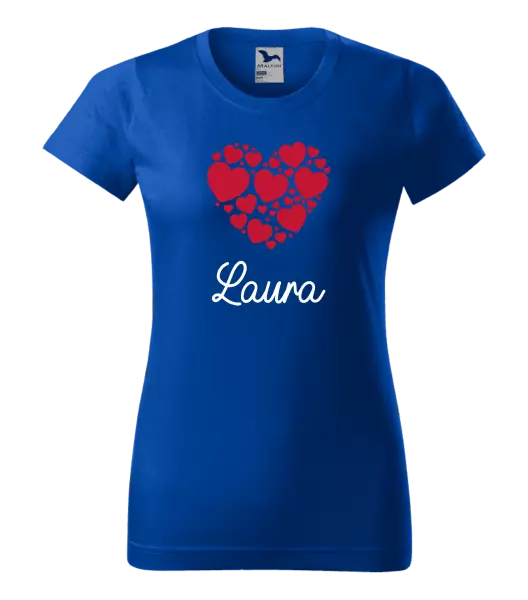 Dámske tričko Srdíčka se jménem - kopie