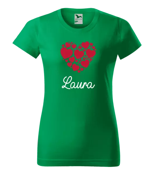 Dámske tričko Srdíčka se jménem - kopie