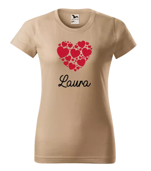 Dámske tričko Srdíčka se jménem - kopie