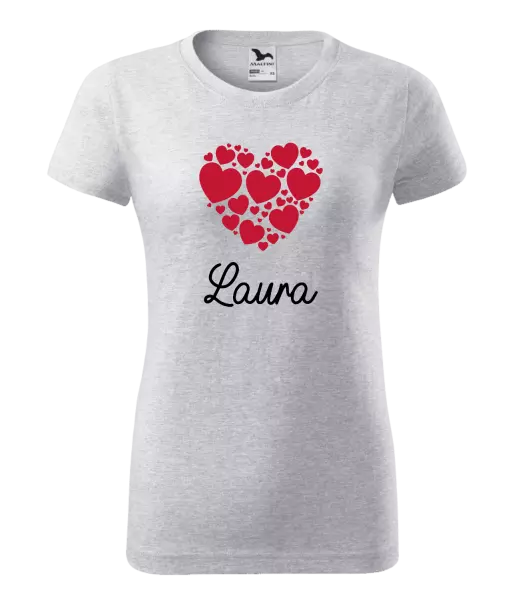 Dámske tričko Srdíčka se jménem - kopie