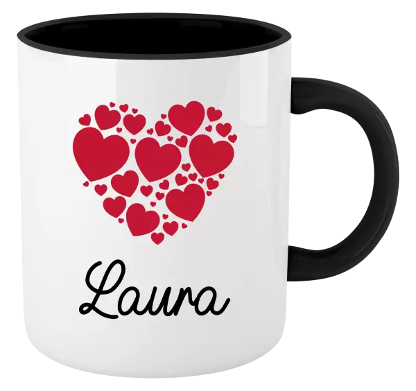 Hrnček  Srdíčka se jménem - kopie