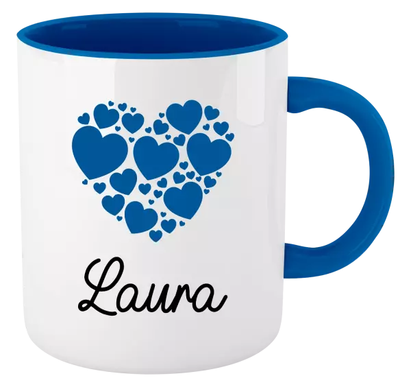 Hrnček  Srdíčka se jménem - kopie
