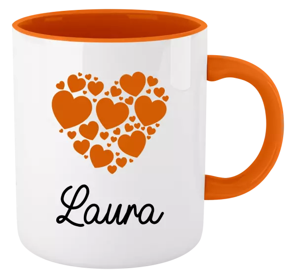 Hrnček  Srdíčka se jménem - kopie