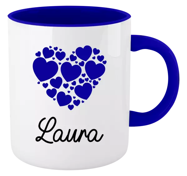 Hrnček  Srdíčka se jménem - kopie