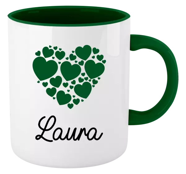 Hrnček  Srdíčka se jménem - kopie
