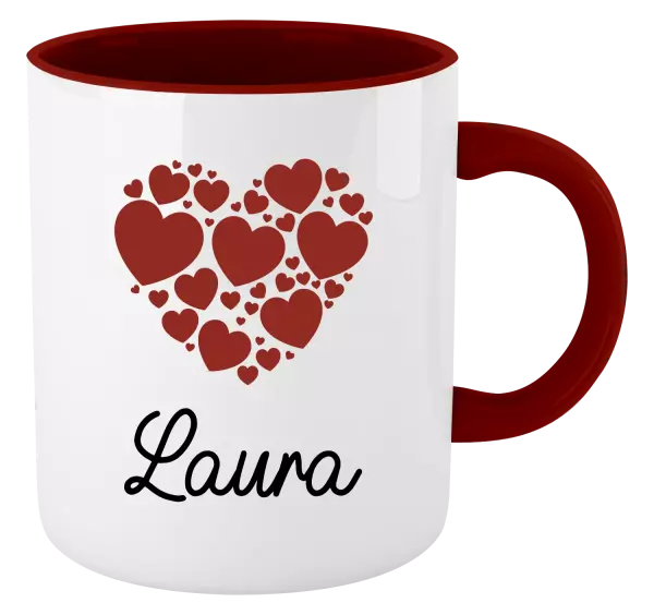 Hrnček  Srdíčka se jménem - kopie