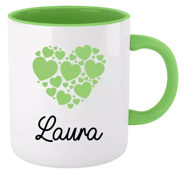 Hrnček  Srdíčka se jménem - kopie