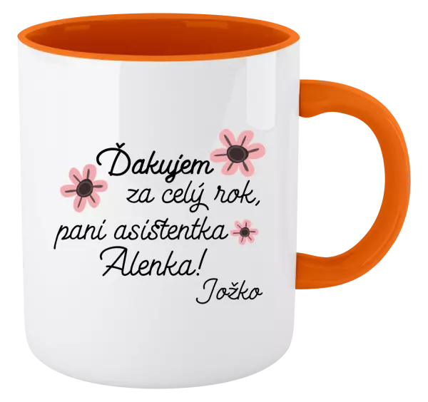 Hrnček  Děkuji za celý rok, paní asistentko - kopie