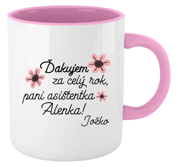 Hrnček  Děkuji za celý rok, paní asistentko - kopie