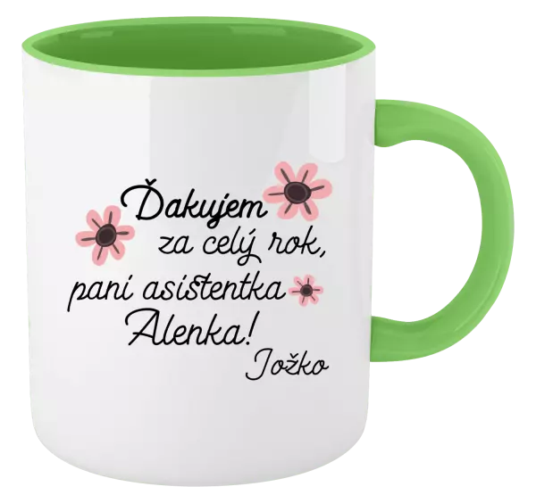 Hrnček  Děkuji za celý rok, paní asistentko - kopie