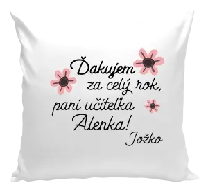 Vankúš Děkuji za celý rok, paní učitelko - kopie
