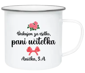 Plecháčik Děkuji za vše, paní učitelko - růže - kopie
