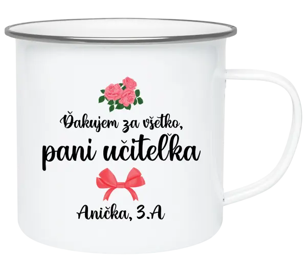 Plecháčik Děkuji za vše, paní učitelko - růže - kopie