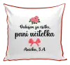 Vankúš Děkuji za vše, paní učitelko - růže - kopie
