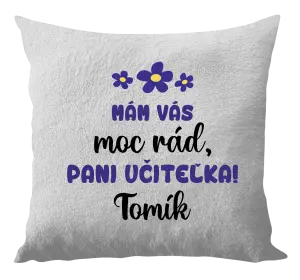 Vankúš Mám vás moc rád, paní učitelko - kopie