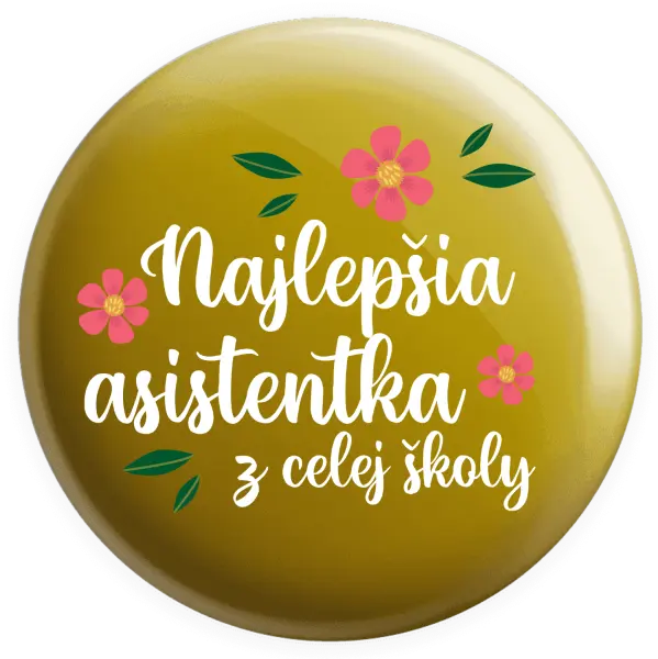 Placka Nejlepší asistentka z celé školy - kopie